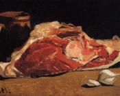 克劳德 莫奈 : Still Life with Meat